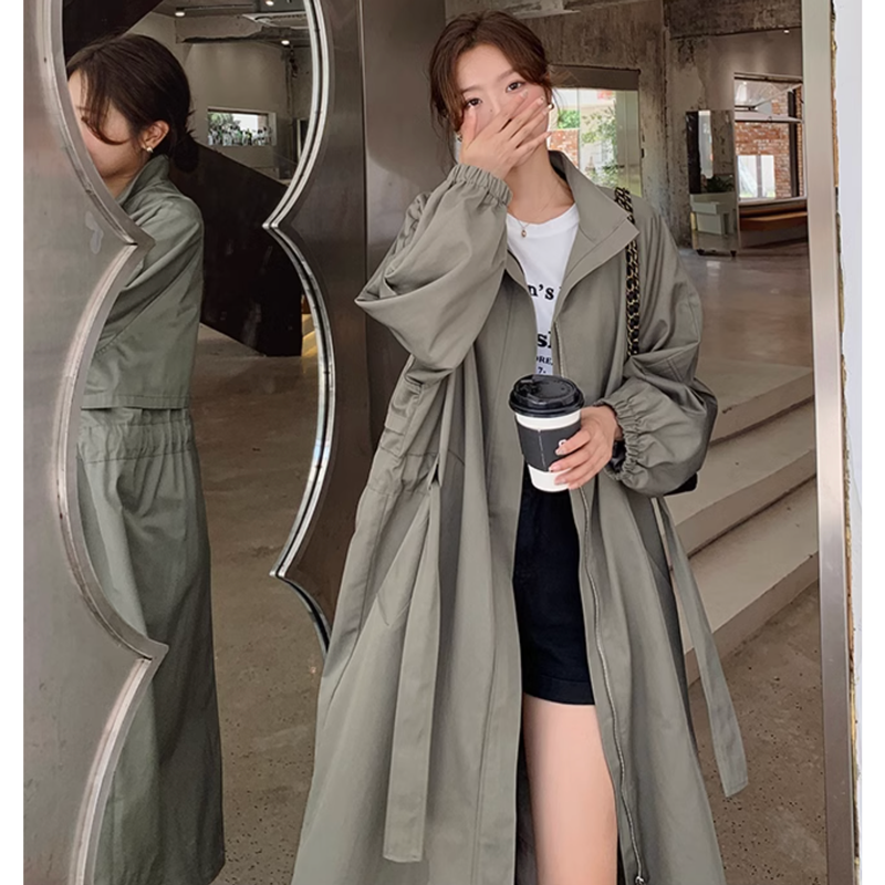 オーバーサイズミリタリーコート