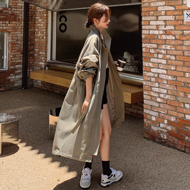 オーバーサイズミリタリーコート