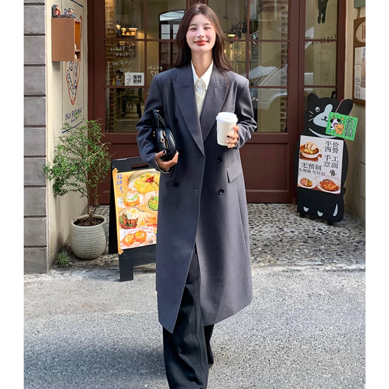 オーバーサイズロングジャケット