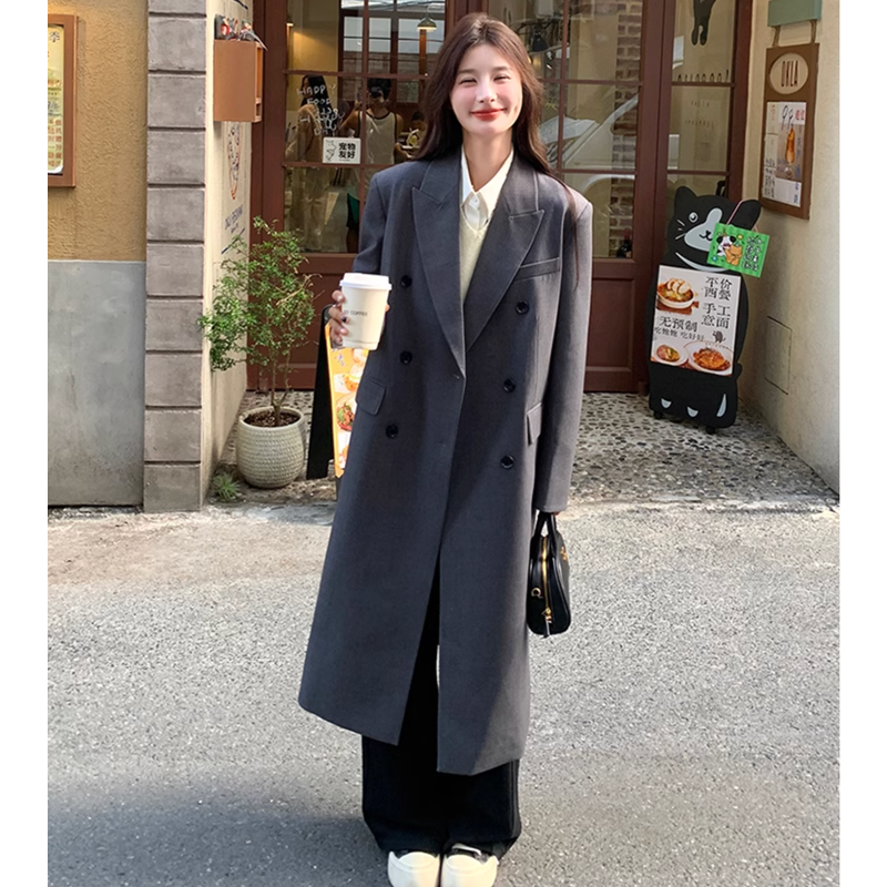 オーバーサイズロングジャケット