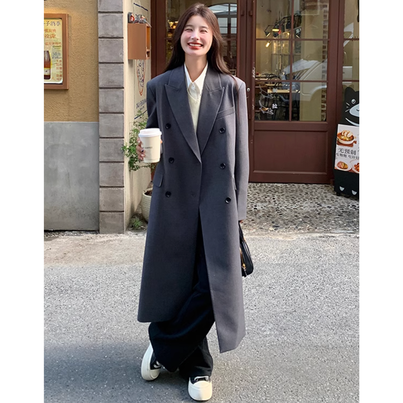 オーバーサイズロングジャケット