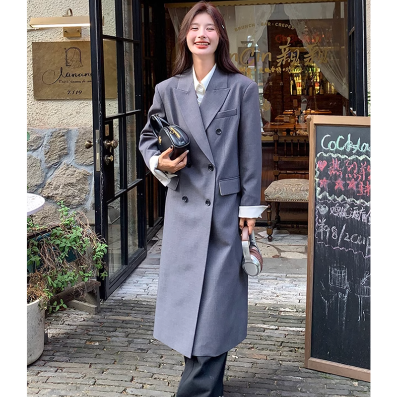 オーバーサイズロングジャケット