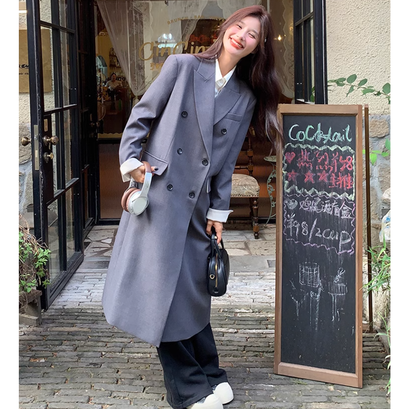 オーバーサイズロングジャケット