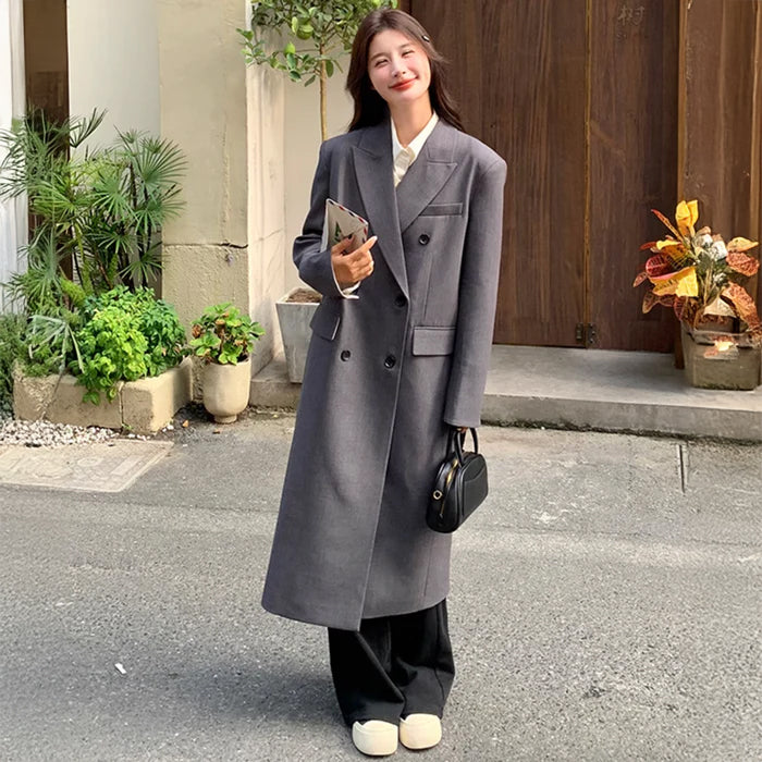 オーバーサイズロングジャケット