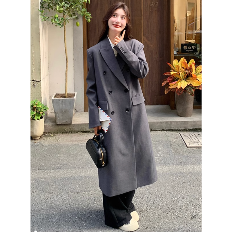 オーバーサイズロングジャケット