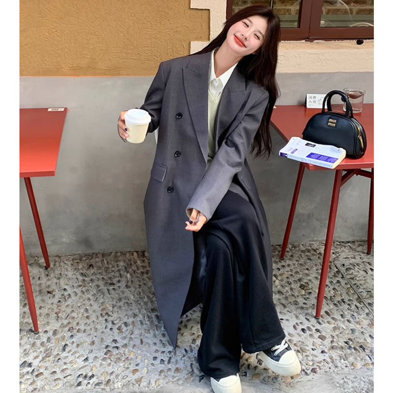 オーバーサイズロングジャケット