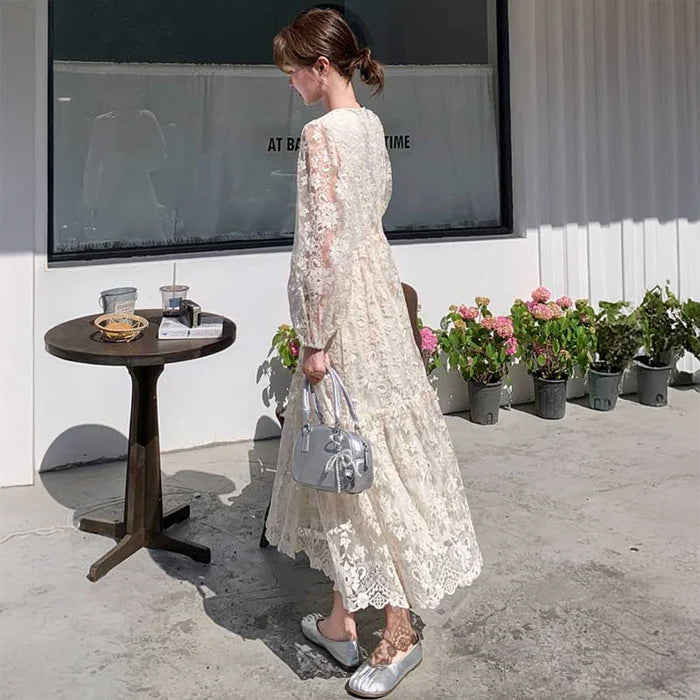 シアーレースワンピース