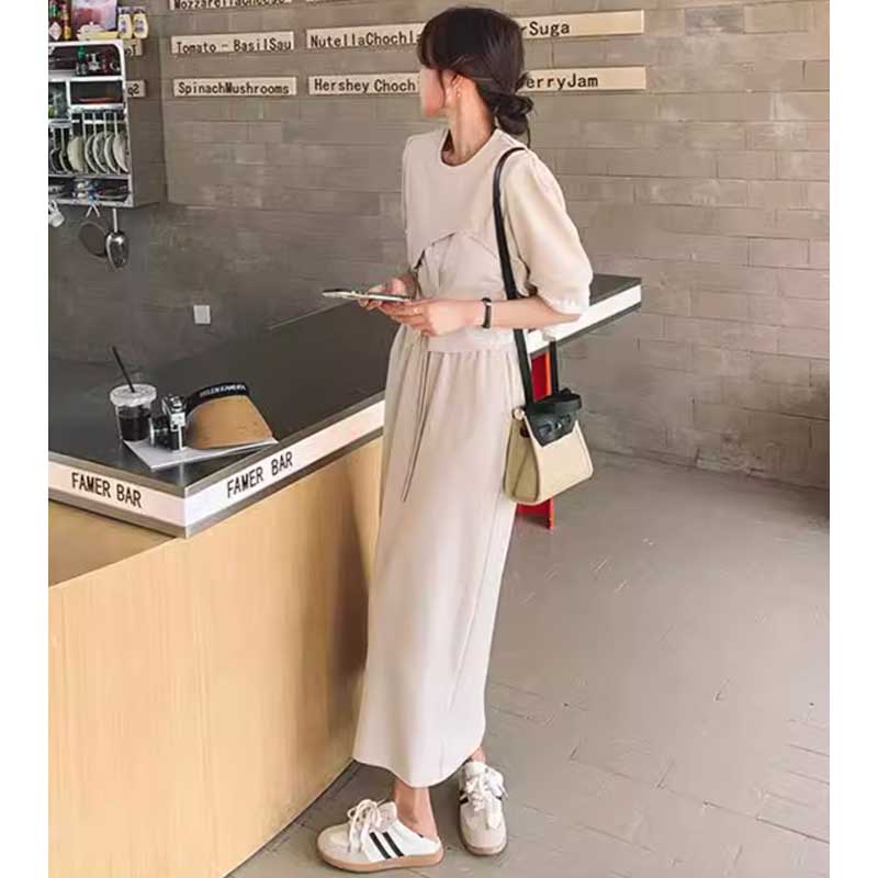 ペールカラーカジュアルセットアップ