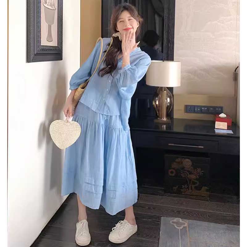 サマーブルーセットアップ