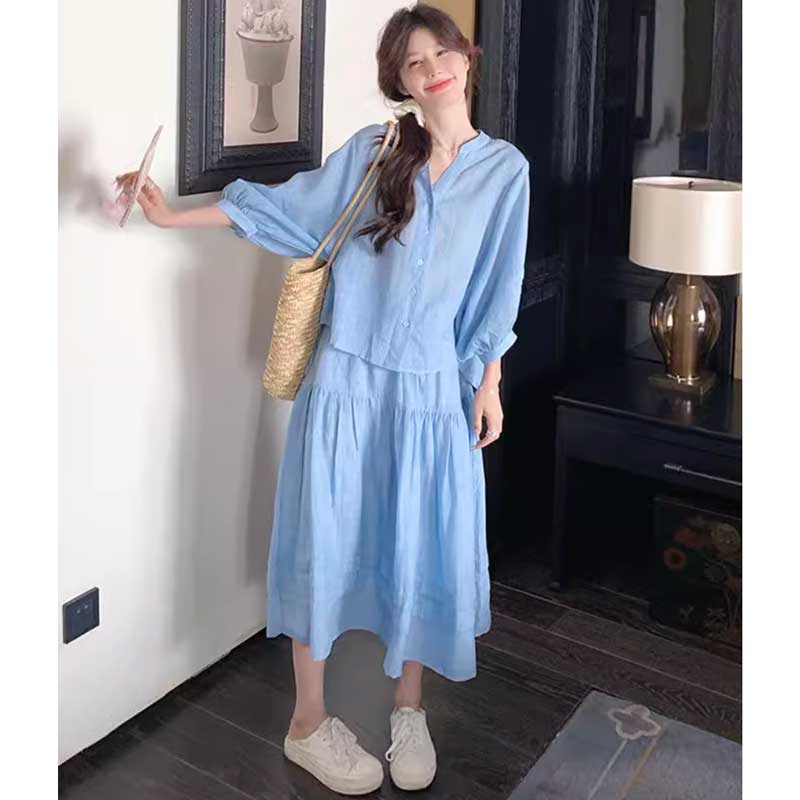 サマーブルーセットアップ