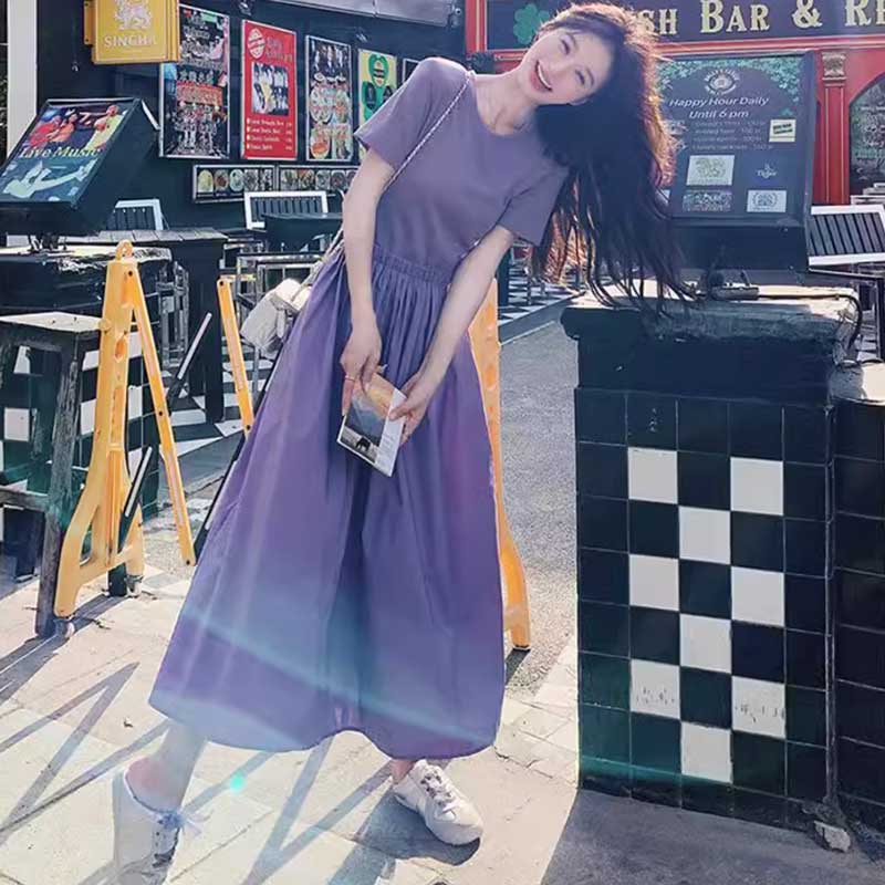 バックオープンワンピース