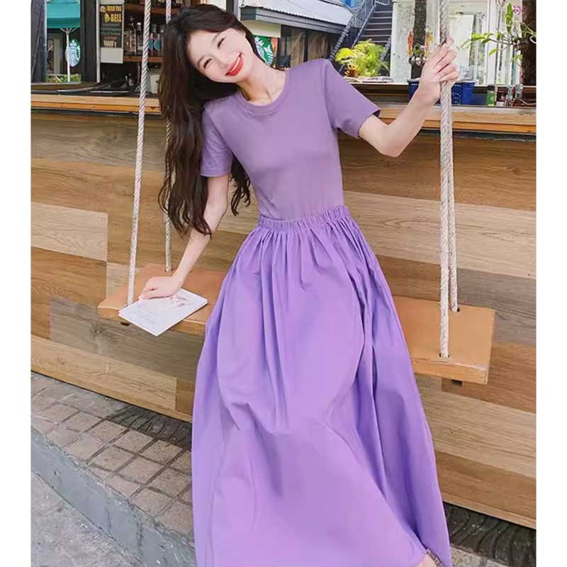 バックオープンワンピース