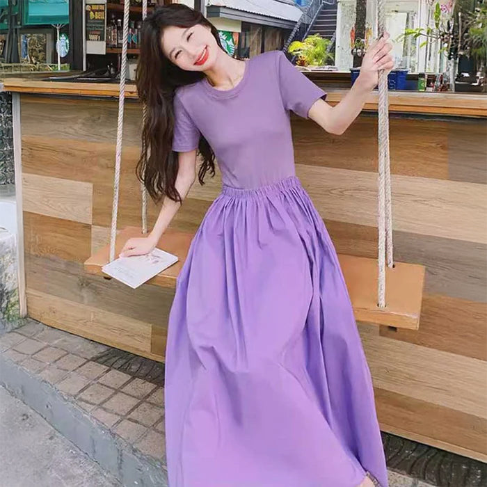 バックオープンワンピース