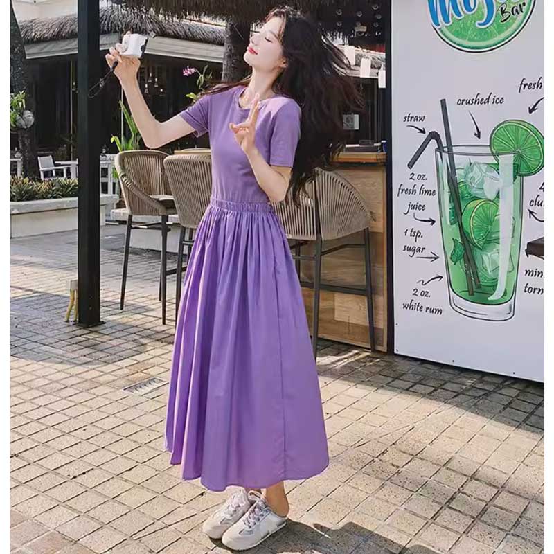 バックオープンワンピース