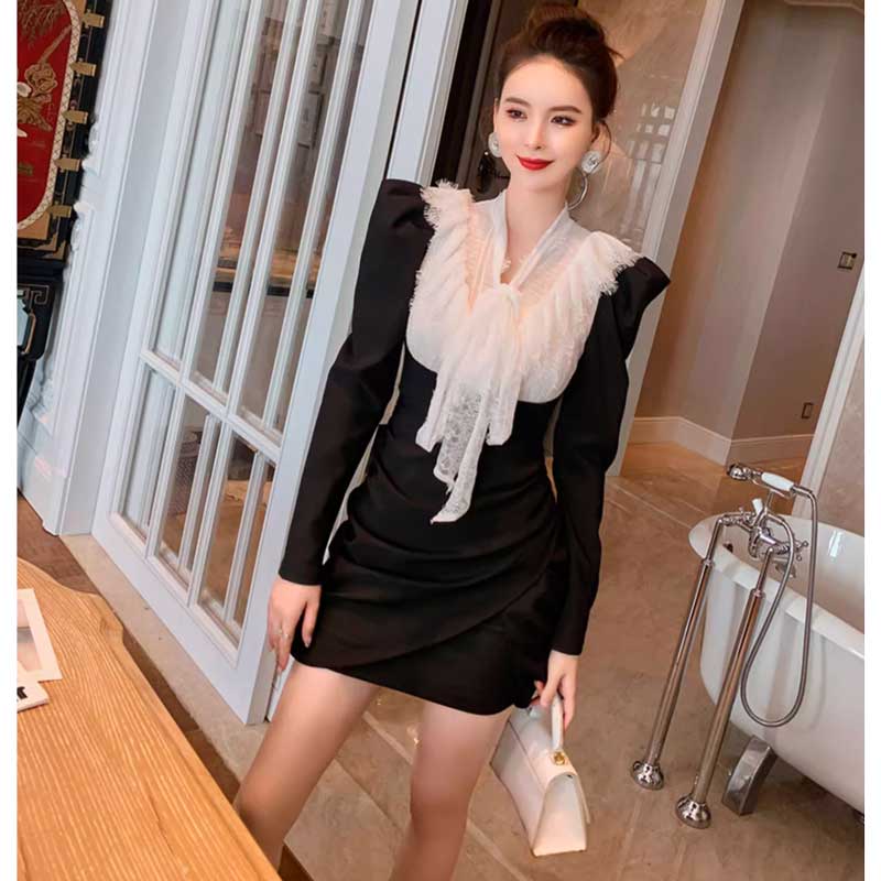 フリルトップギャザーワンピース