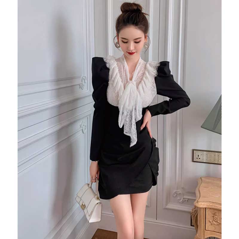 フリルトップギャザーワンピース