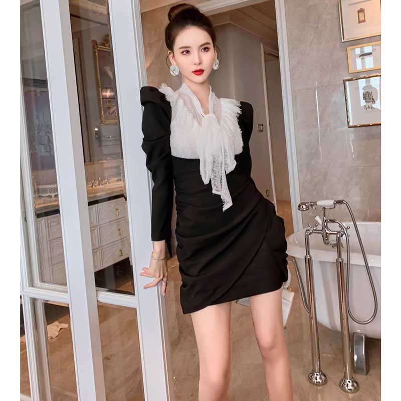 フリルトップギャザーワンピース