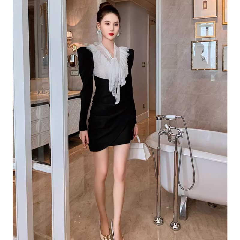 フリルトップギャザーワンピース