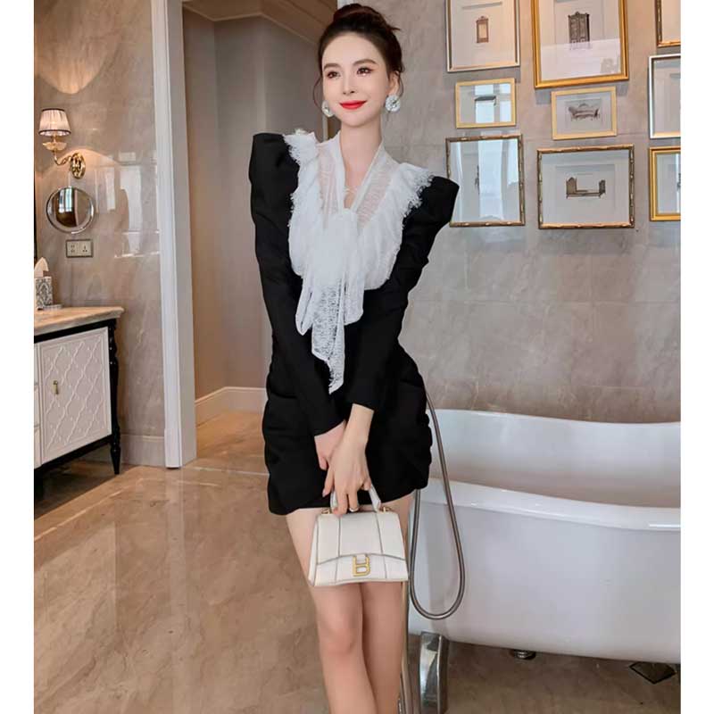 フリルトップギャザーワンピース