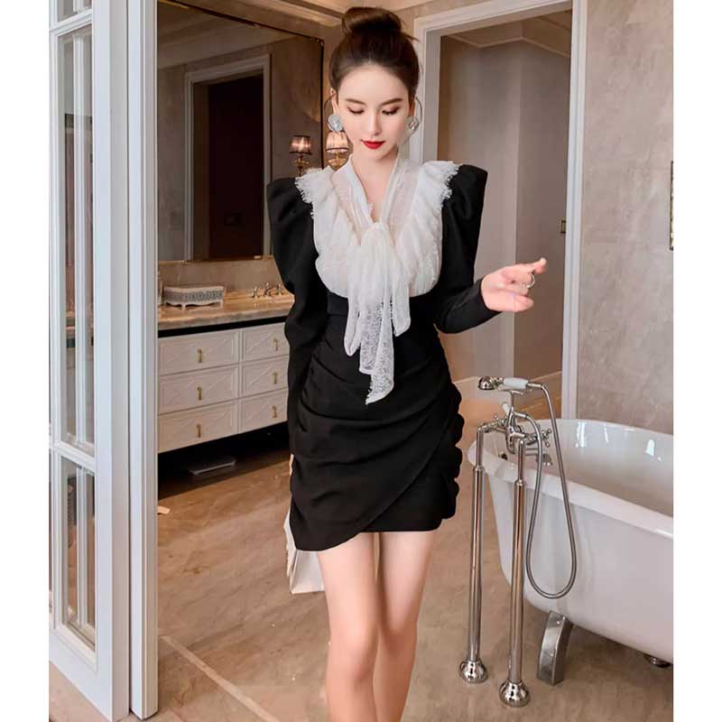 フリルトップギャザーワンピース