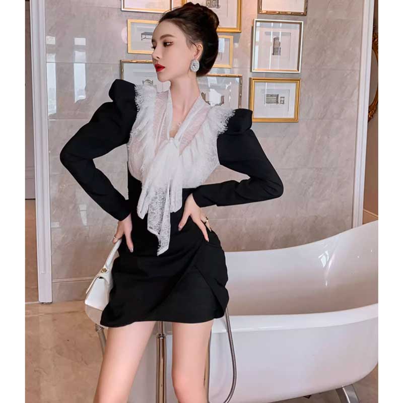 フリルトップギャザーワンピース