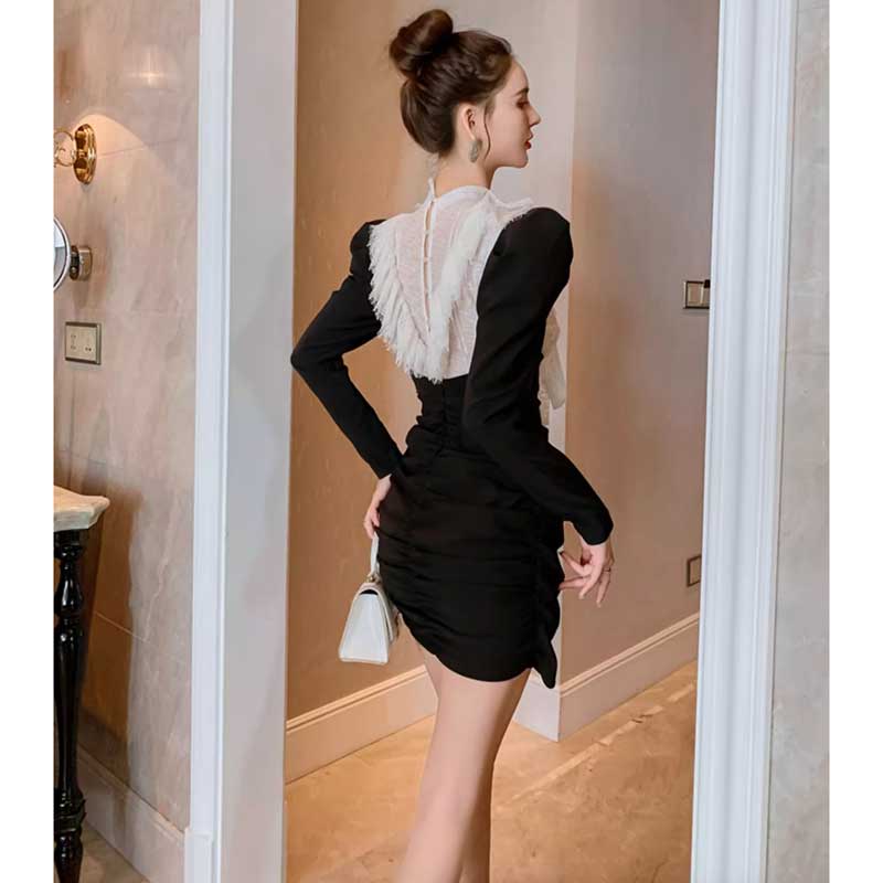 フリルトップギャザーワンピース