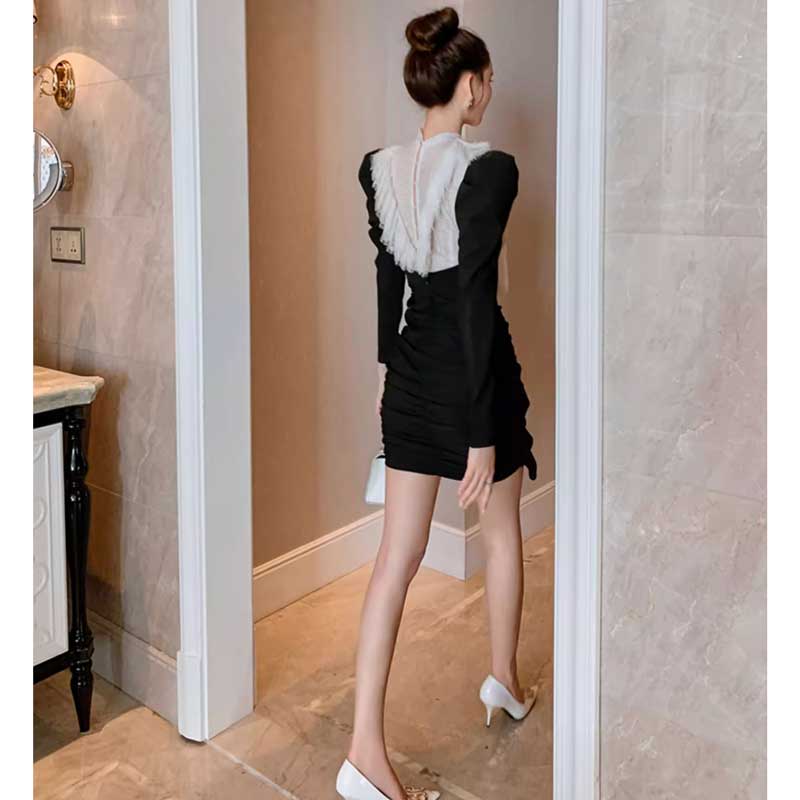 フリルトップギャザーワンピース