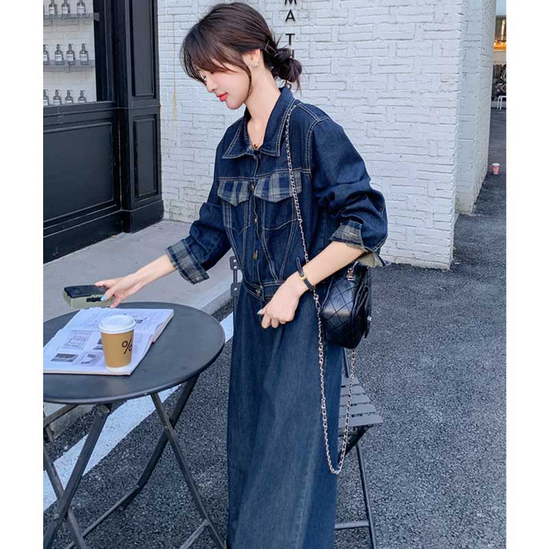 ポイントチェックデニムセットアップ