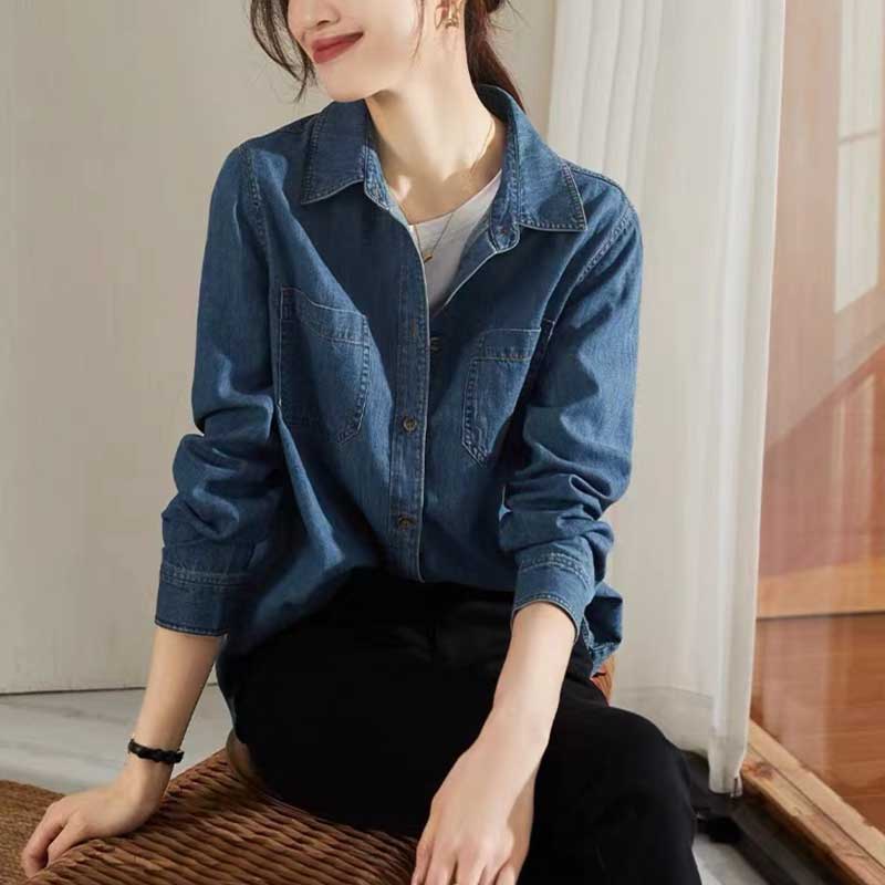 リラックスデニムシャツ (2colors)