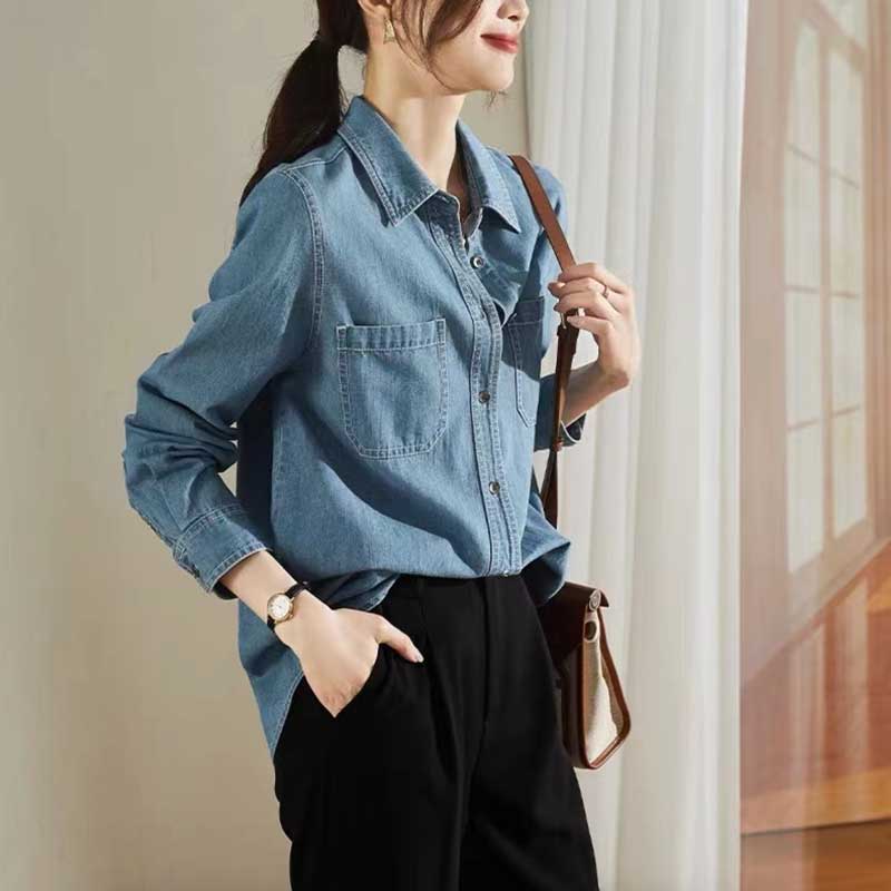 リラックスデニムシャツ (2colors)