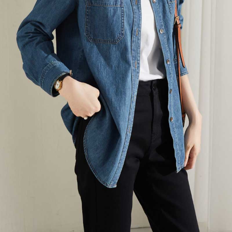 リラックスデニムシャツ (2colors)