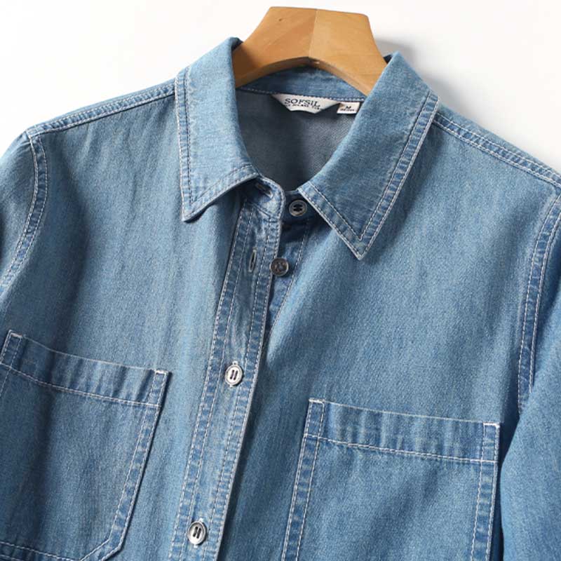 リラックスデニムシャツ (2colors)