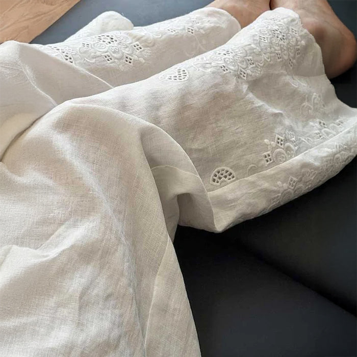 レースエンブロイダリーパンツ