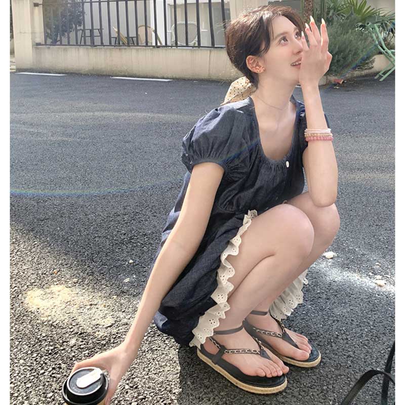 デニムガーリッシュセットアップ