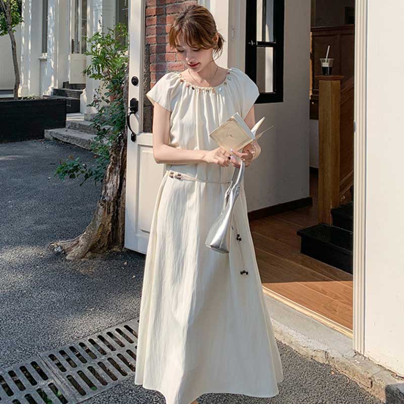 エスニックウエストリボンワンピース