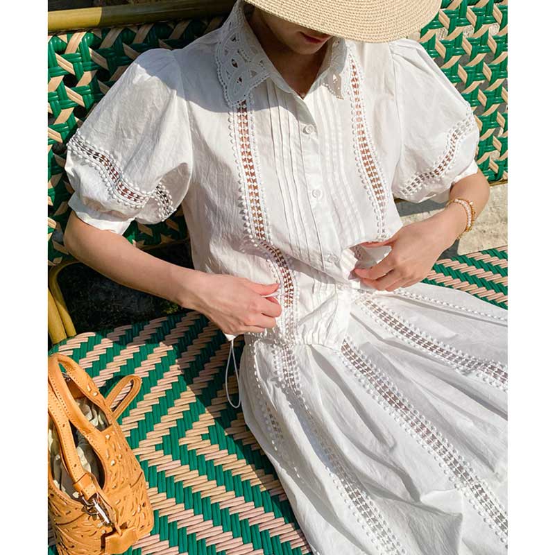 シアーレーススカート