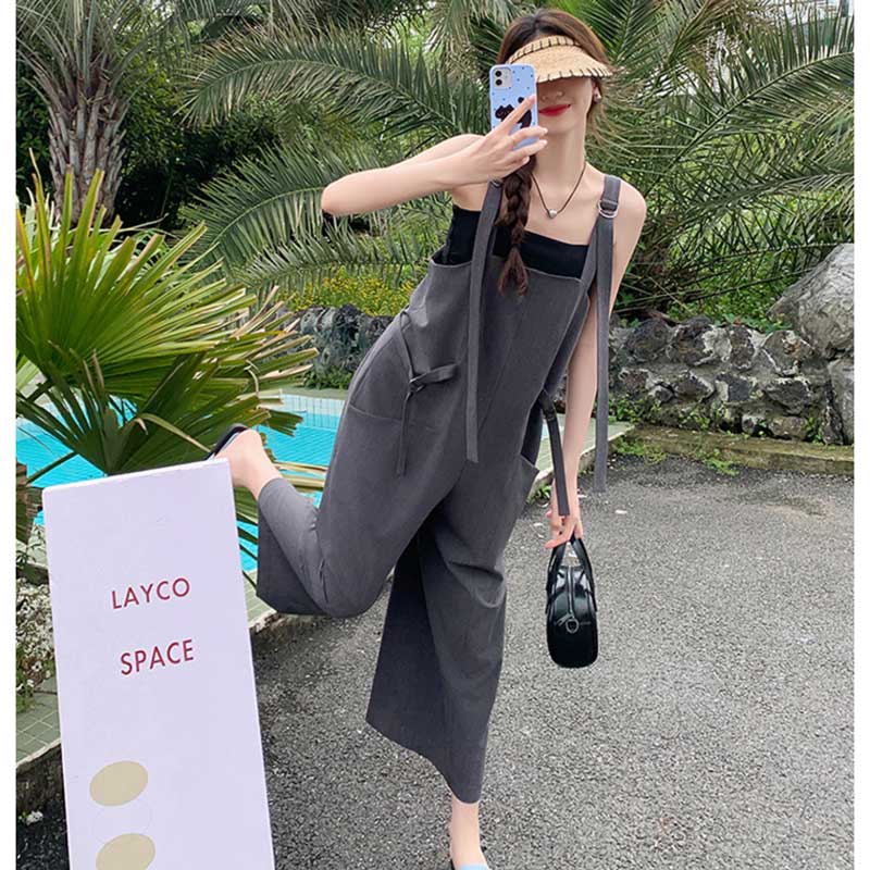 ルーズフィットカジュアルオーバーオール(3colors)