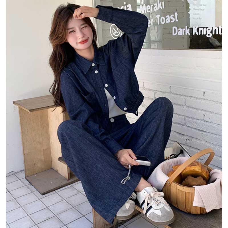 インディゴデニムセットアップ