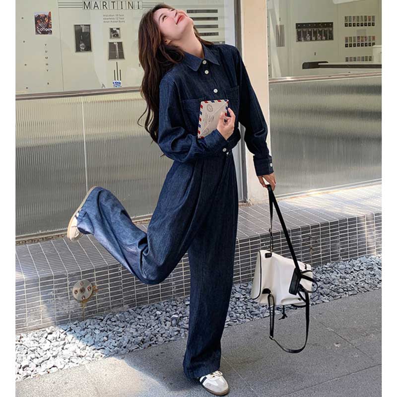 インディゴデニムセットアップ