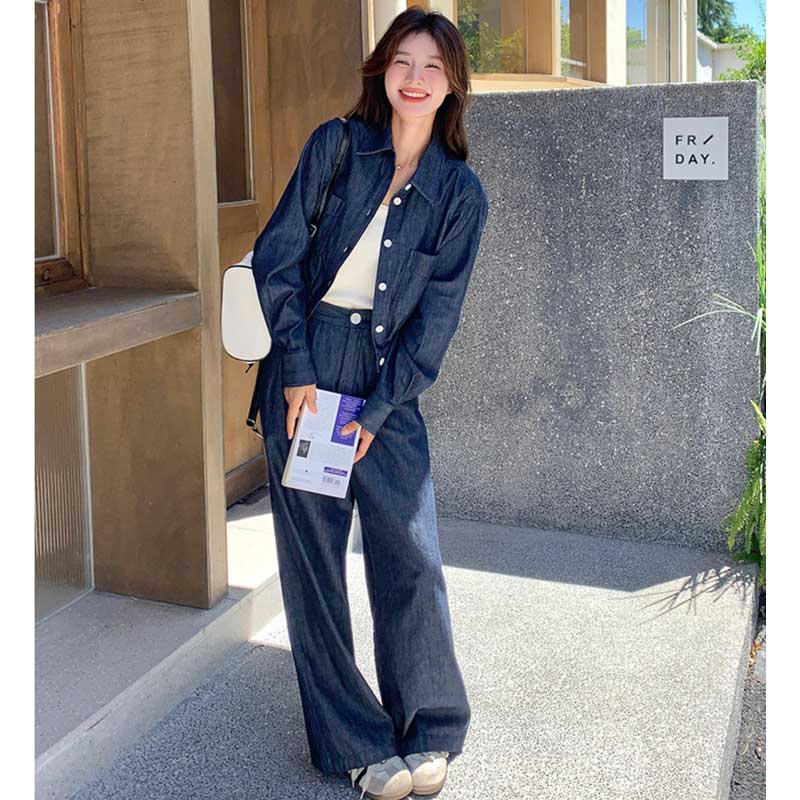 インディゴデニムセットアップ