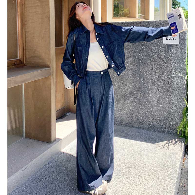 インディゴデニムセットアップ