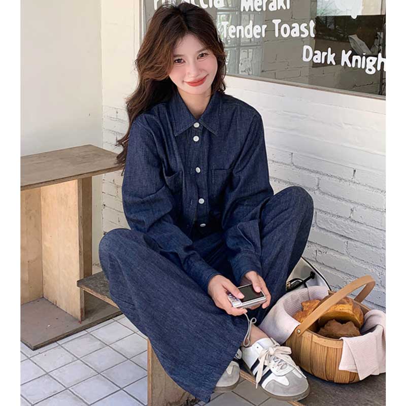 インディゴデニムセットアップ