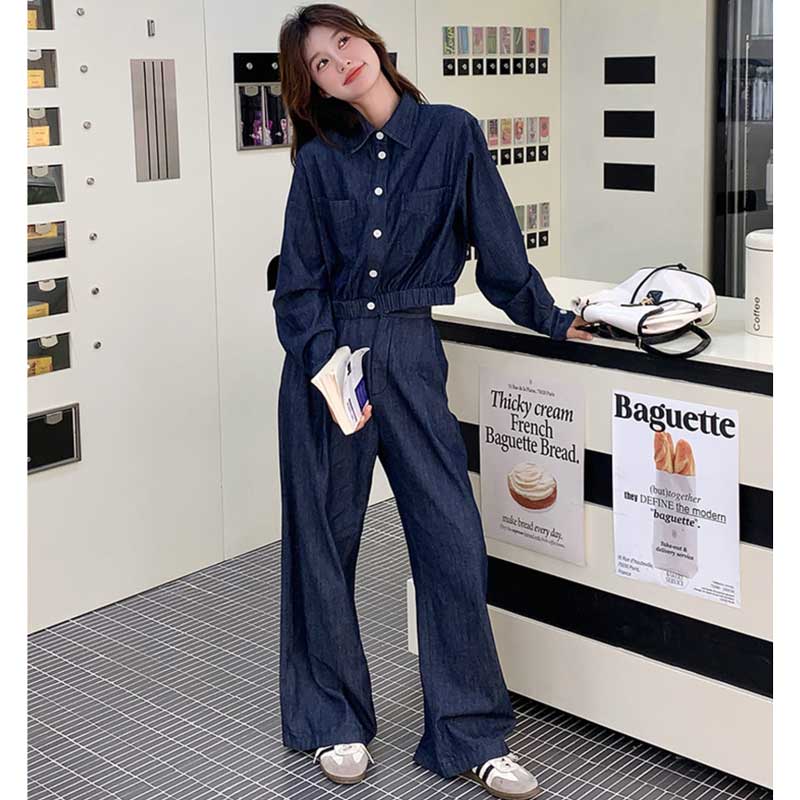 インディゴデニムセットアップ