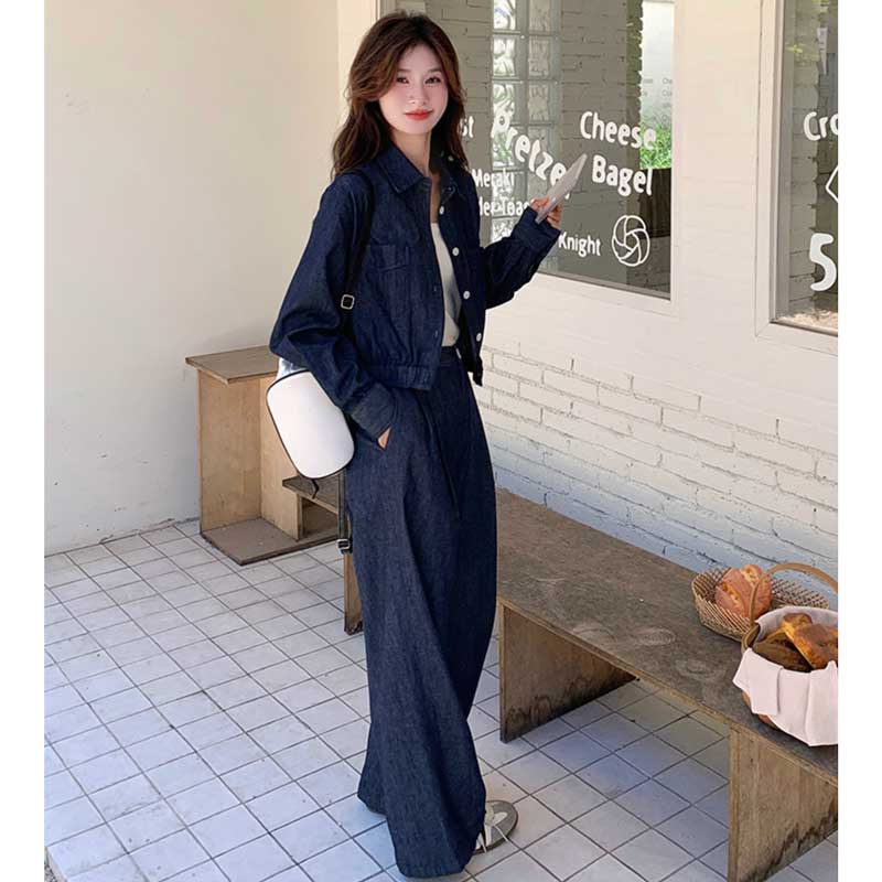 インディゴデニムセットアップ