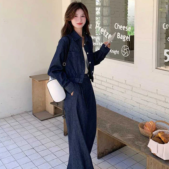 インディゴデニムセットアップ