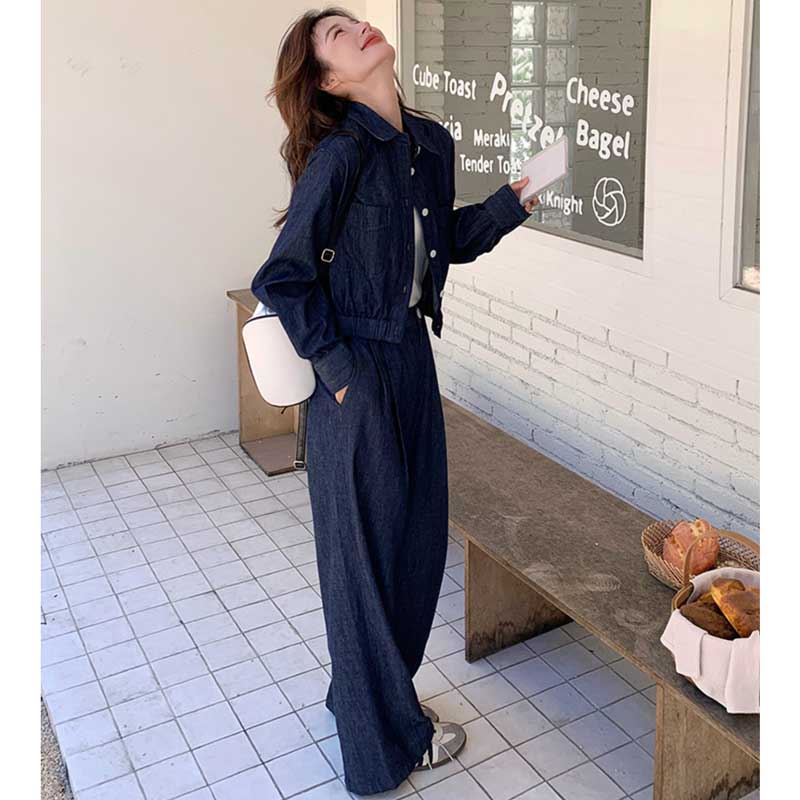 インディゴデニムセットアップ