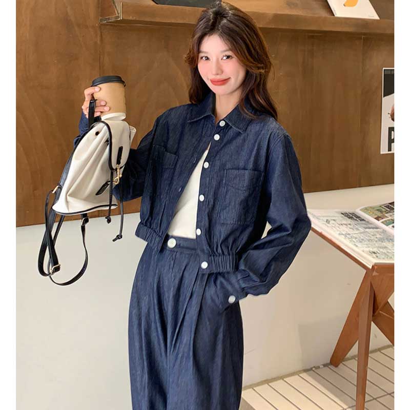 インディゴデニムセットアップ