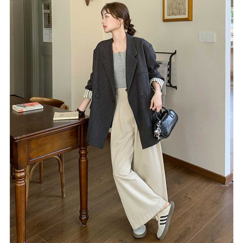 ダブルボタンオーバーサイズジャケット