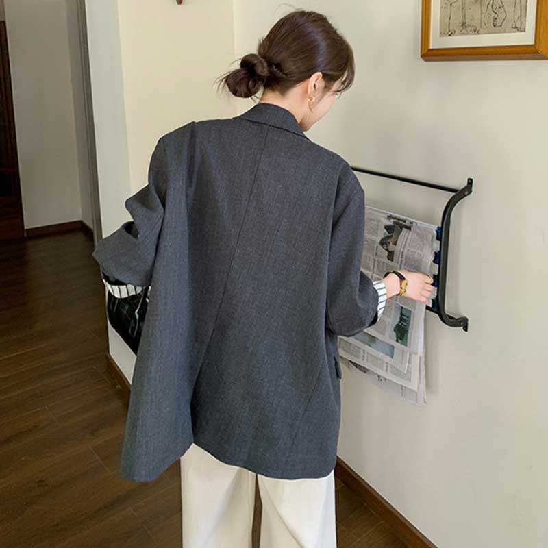 ダブルボタンオーバーサイズジャケット