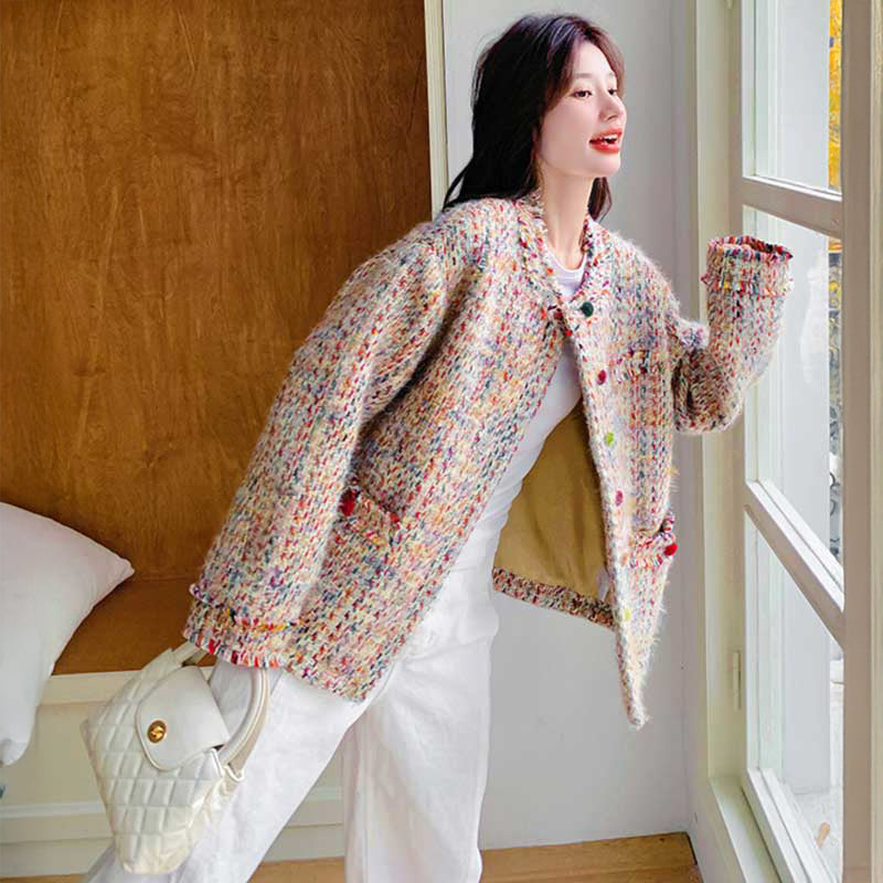 カラフルツイードジャケット